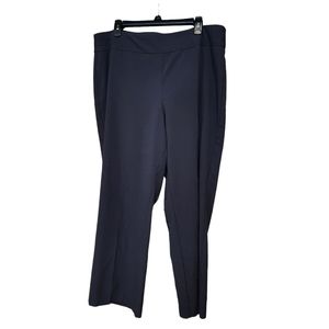 Roz & Ali dress pants / slacks | navy blue | Size 16 | work, office, elastic